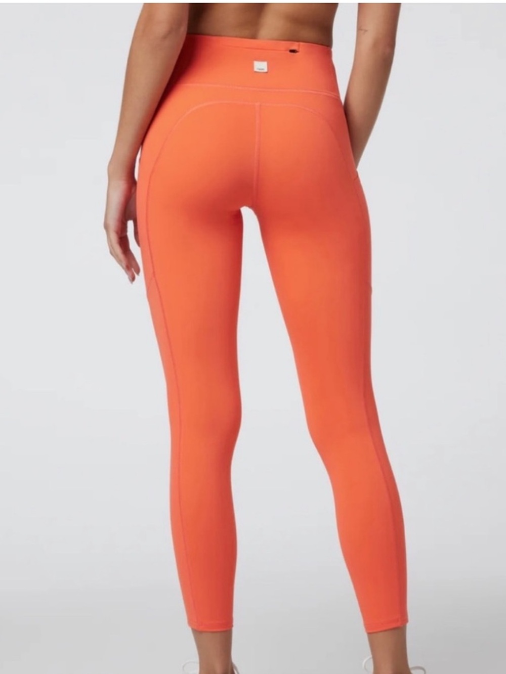 Vuori Stride Leggings High Rise 4 Way Stretch In Grapefruit Size Large - Picture 9 of 9